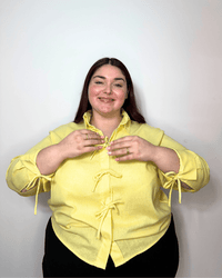 CAMISA ROMA LINO - Amarillo