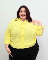 CAMISA ROMA LINO - Amarillo