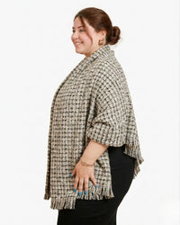 Pashmina Cuadrille gris