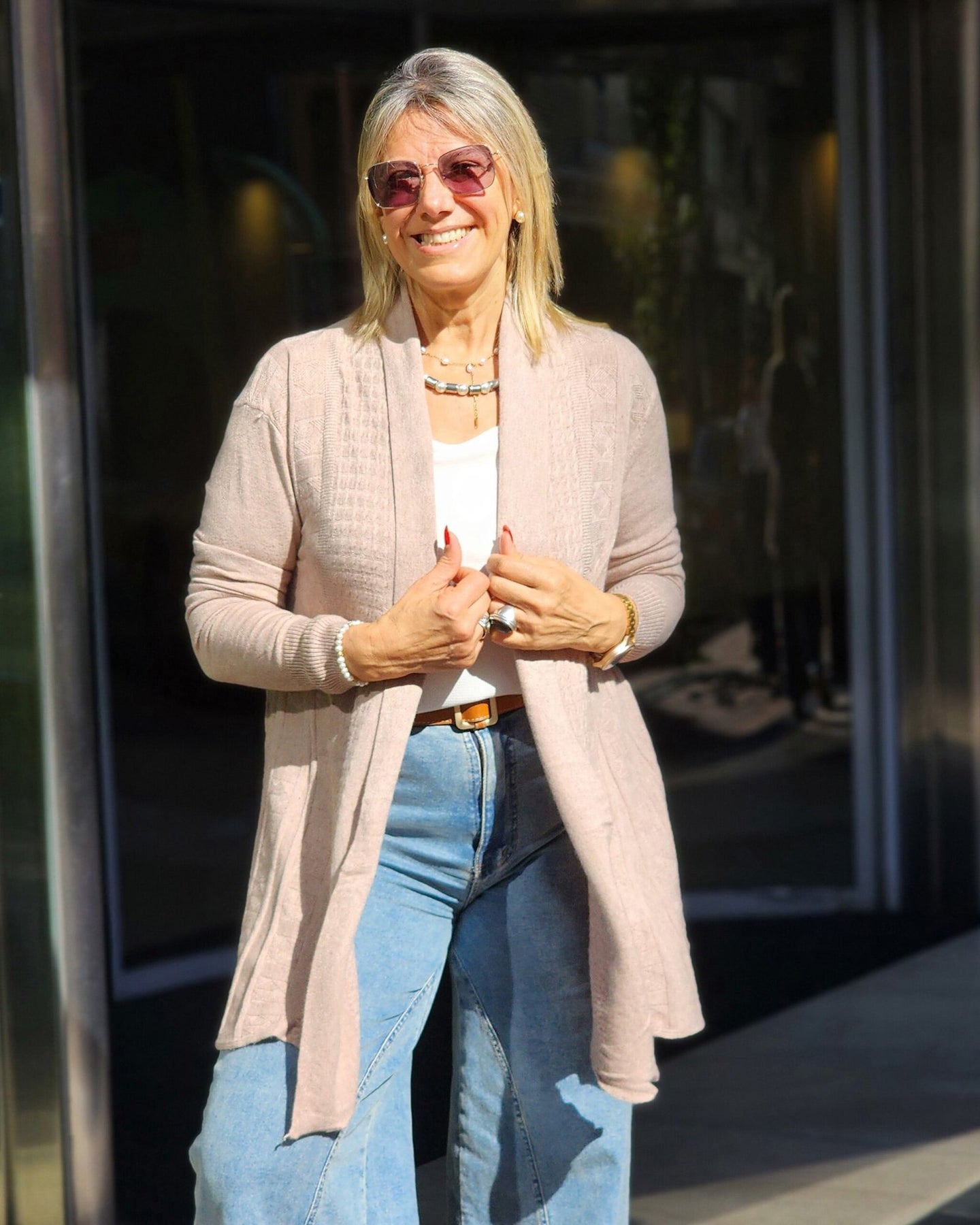 Saco "ESPAÑA BEIGE" - 20 % OFF contado o transferencia $1190