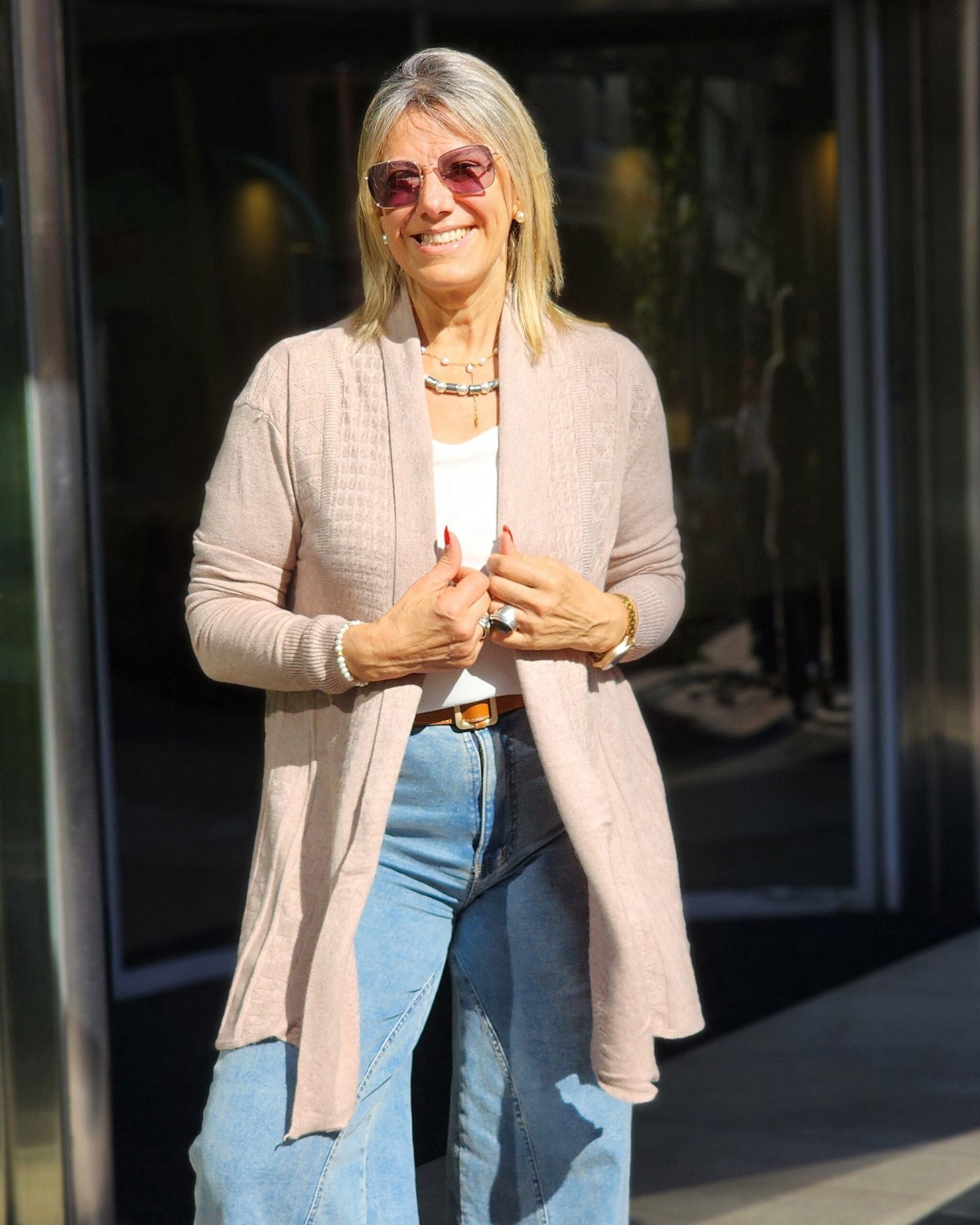 Saco "ESPAÑA BEIGE" - 20 % OFF contado o transferencia $1190