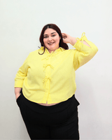 CAMISA ROMA LINO - Amarillo