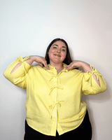 CAMISA ROMA LINO - Amarillo