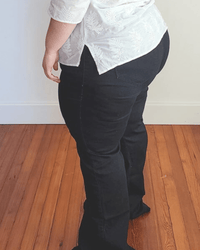 Pantalón Jean "FLARE LARGO NEGRO"