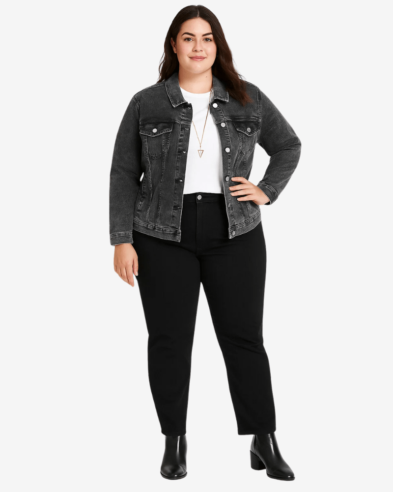 CAMPERA JEAN LONIA - Gris