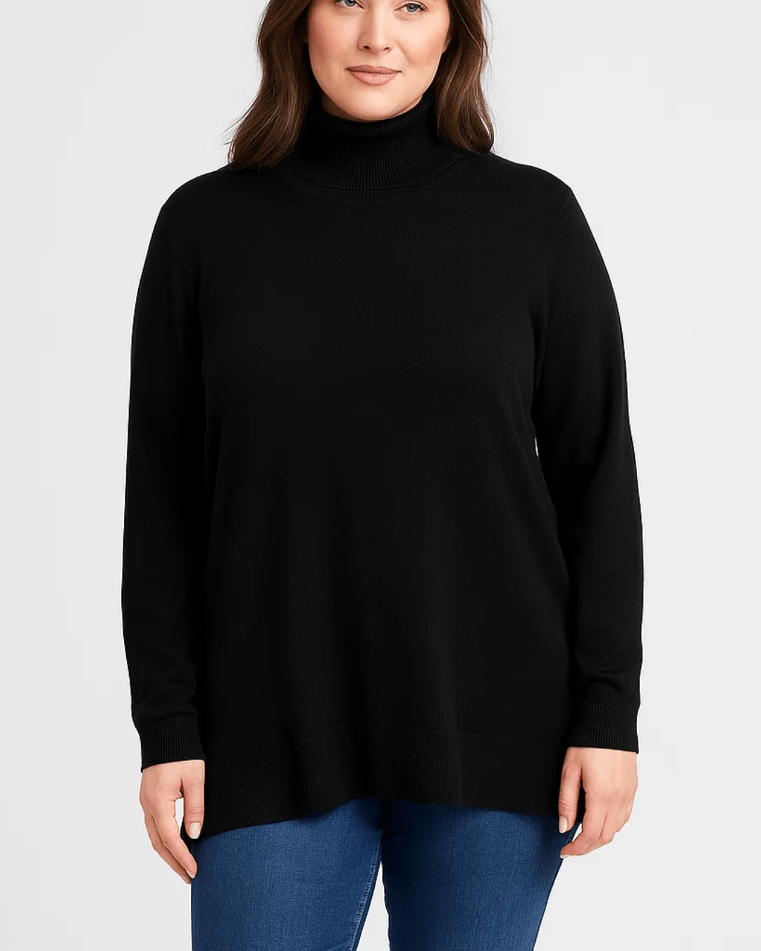 Buzo Polera Negro de Texturas