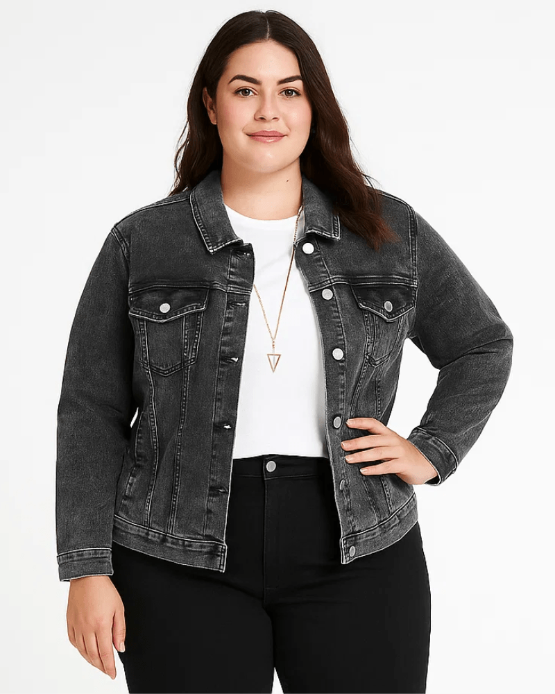 CAMPERA JEAN LONIA - Gris