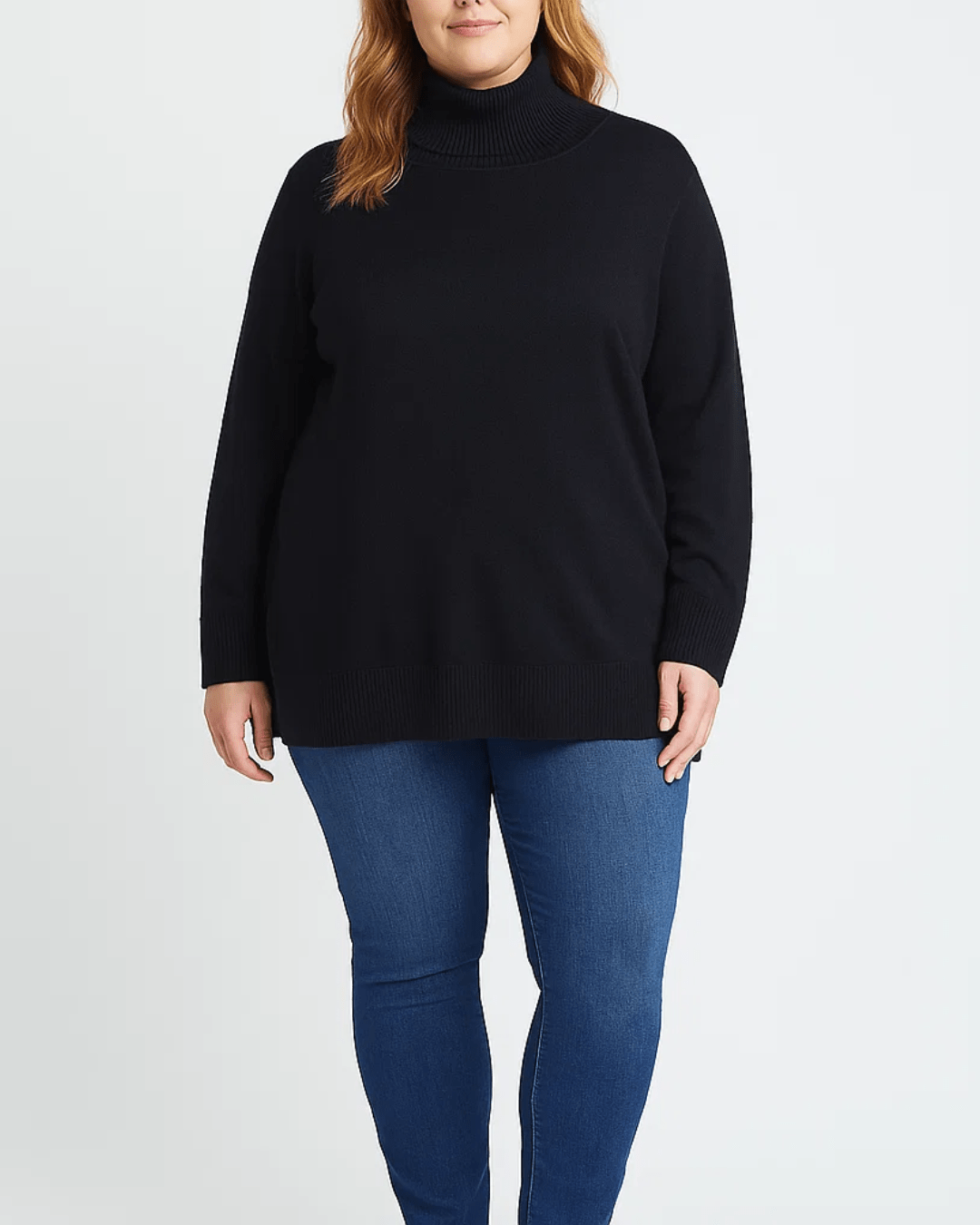 Buzo Polera Negro de Texturas