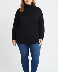 BUZO TEXTURA POLERA - Negro