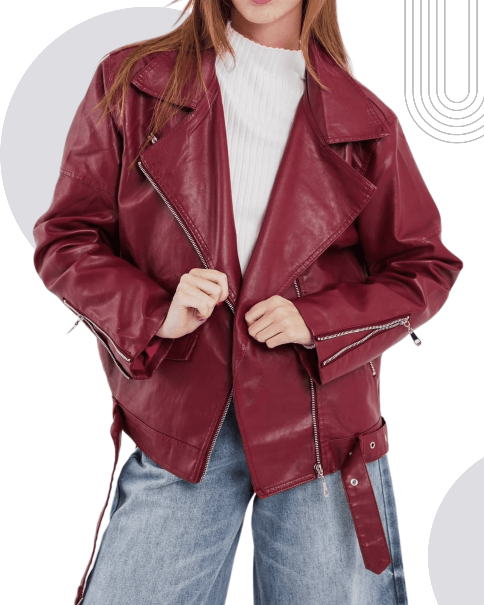 Campera Ecocuero Magna Wine