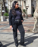 CAMPERA JEAN LONIA - Negro