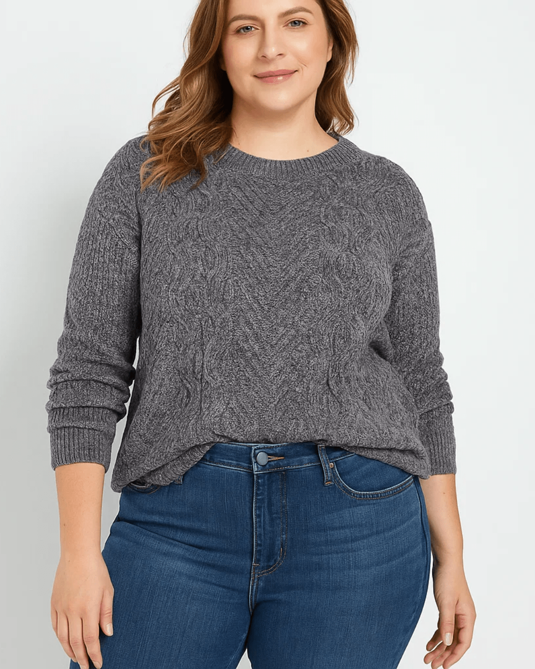 Buzo Chenille Bruma Gris