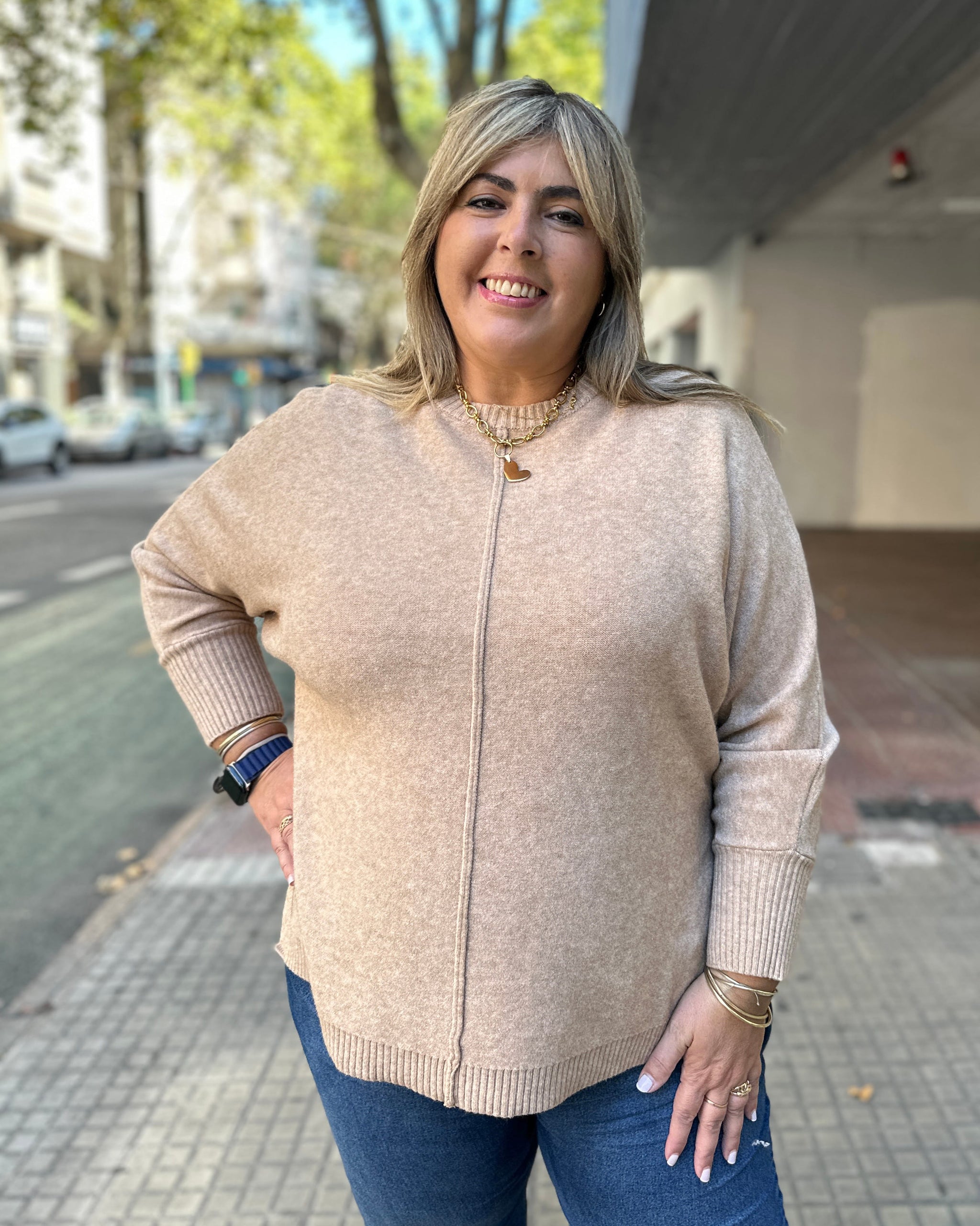 BUZO TEJIDO DE PUNTO AURA - Línea premium