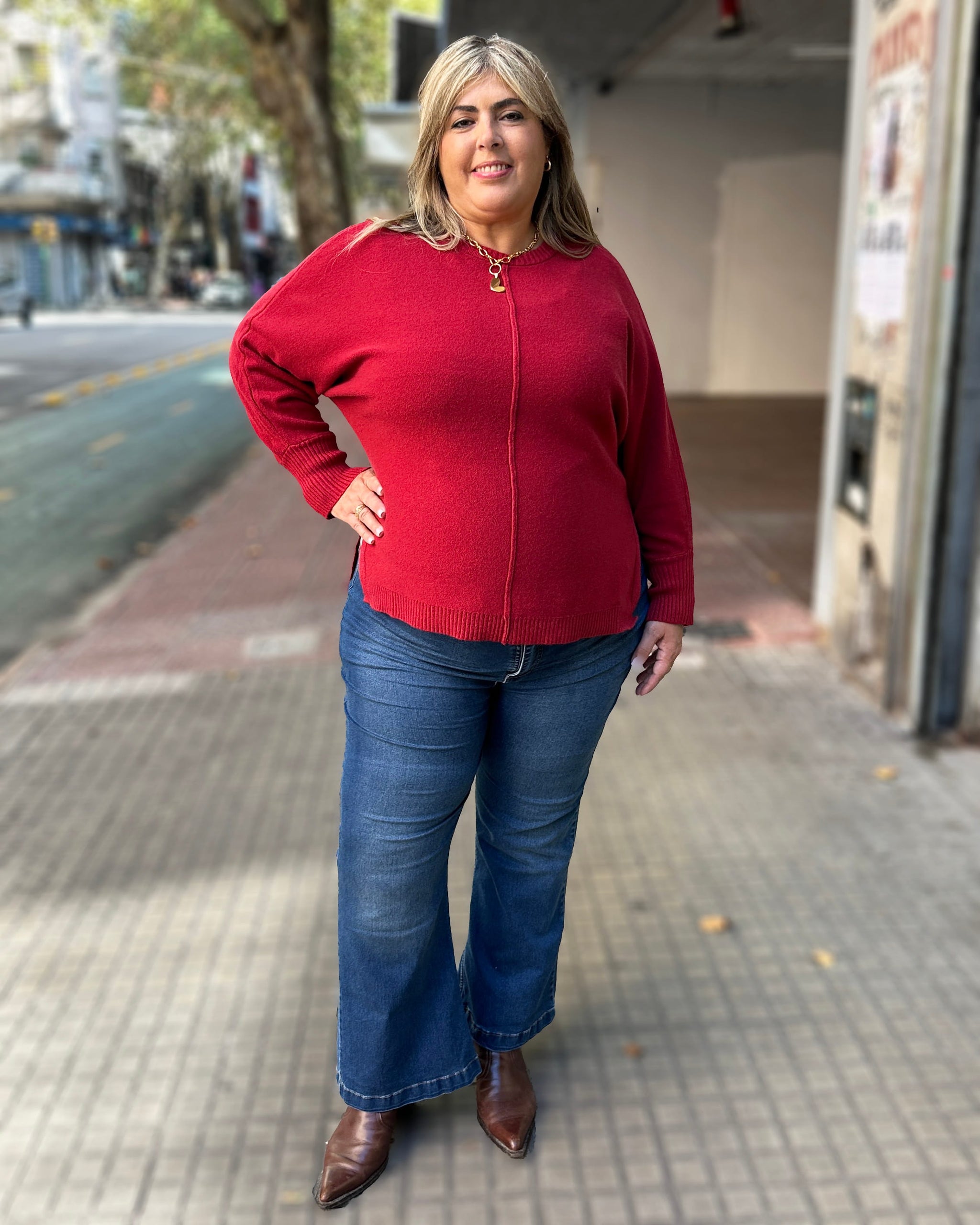 BUZO TEJIDO DE PUNTO AURA - Línea premium