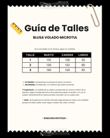 BLUSA VOLADO MICROTUL