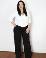 Blusa Pinza Blanca