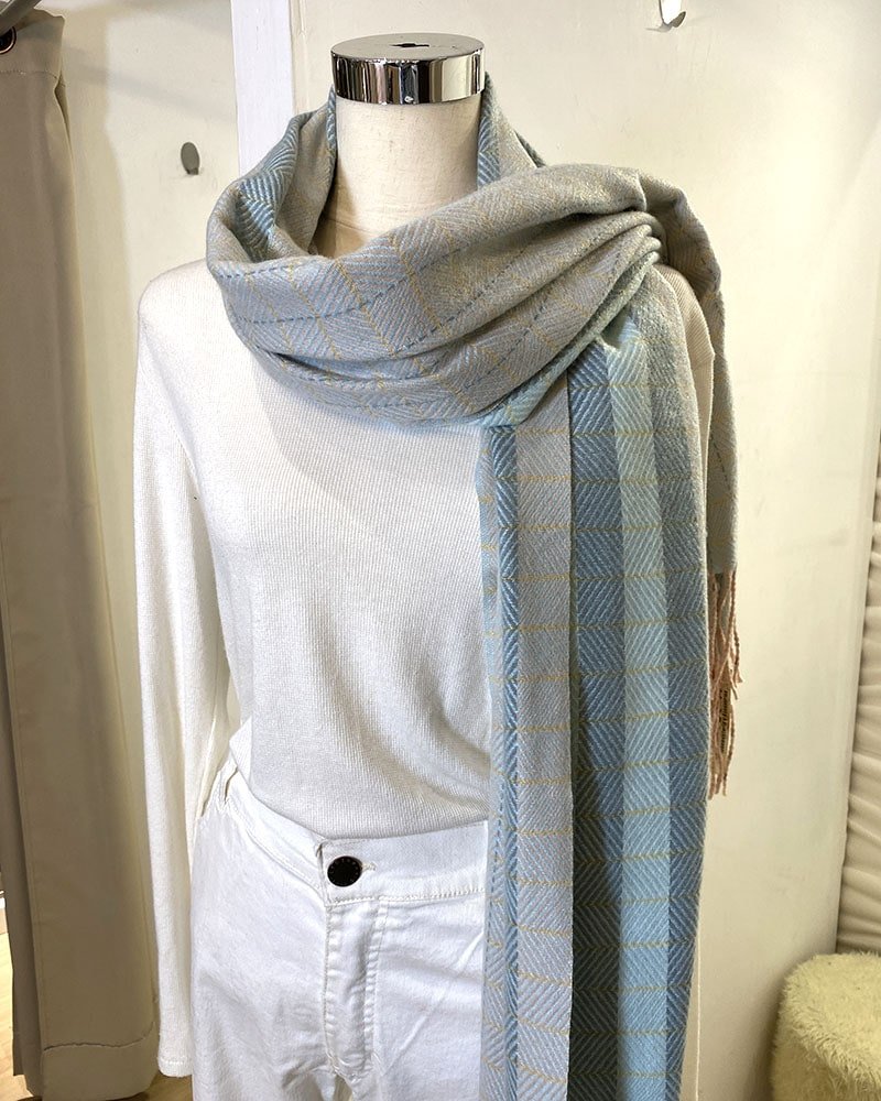 Pashmina Pastel Celeste