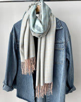 Pashmina Pastel Celeste