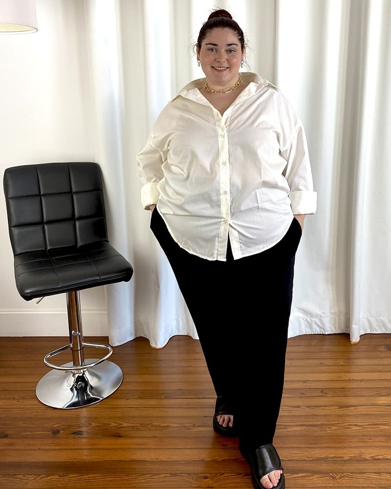 Camisa Española Blanco Perla
