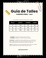 CAMPERA ROBLE - Azul