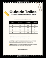 CAMISA ESPAÑOLA - Perla