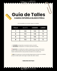 CAMISA ESPAÑOLA - Perla