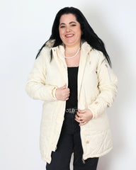 Campera Capitoneada Crema