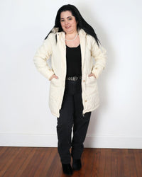 Campera Capitoneada Crema
