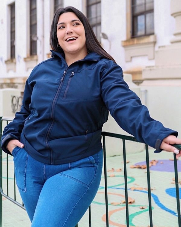 Campera Neopreno Azul