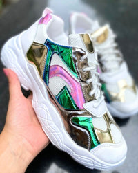 Championes Neón Blanco