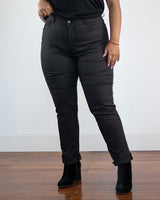 Pantalón Gabardina Fina Negro ESENCIAL