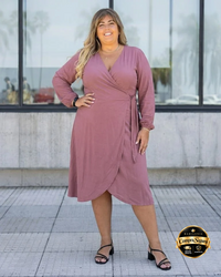 VESTIDO ENVOLVENTE -🛡️COMPRA SEGURA 🛡️