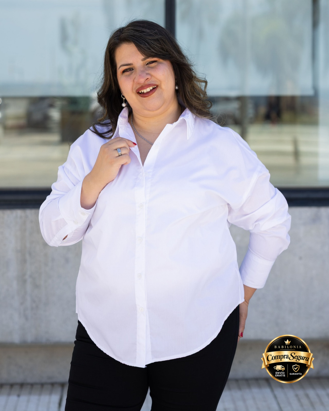 CAMISA ESPAÑOLA -BLANCA🛡️ COMPRA SEGURA 🛡️