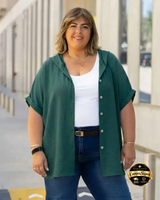 BLUSA CAMISA CITRUS VERDE PETRÓLEO -🛡️COMPRA SEGURA🛡️