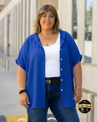 BLUSA CAMISA CITRUS AZUL FRANCIA -🛡️COMPRA SEGURA🛡️