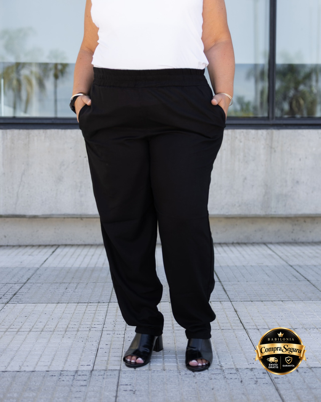 PANTALÓN LINO - NEGRO🛡️ COMPRA SEGURA 🛡️