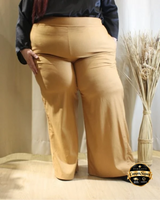 PANTALON PALAZZO LINO - CAMEL  🛡️ COMPRA SEGURA 🛡️