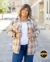 SOBRECAMISA ESCOCESA BABI - BEIGE 🛡️ COMPRA SEGURA 🛡️