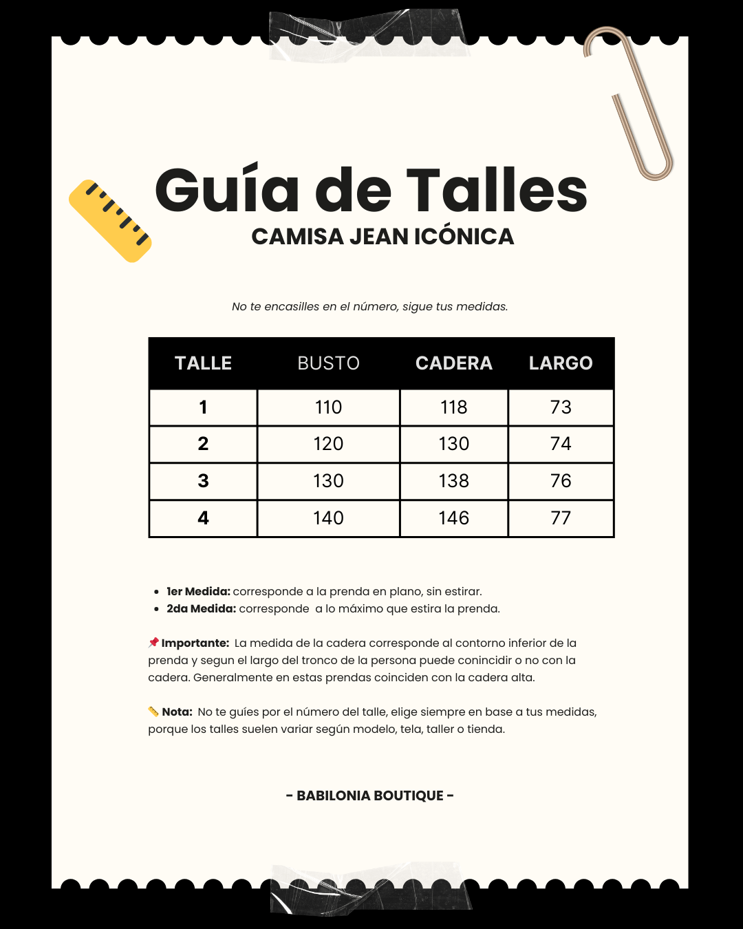 CAMISA JEAN ICÓNICA