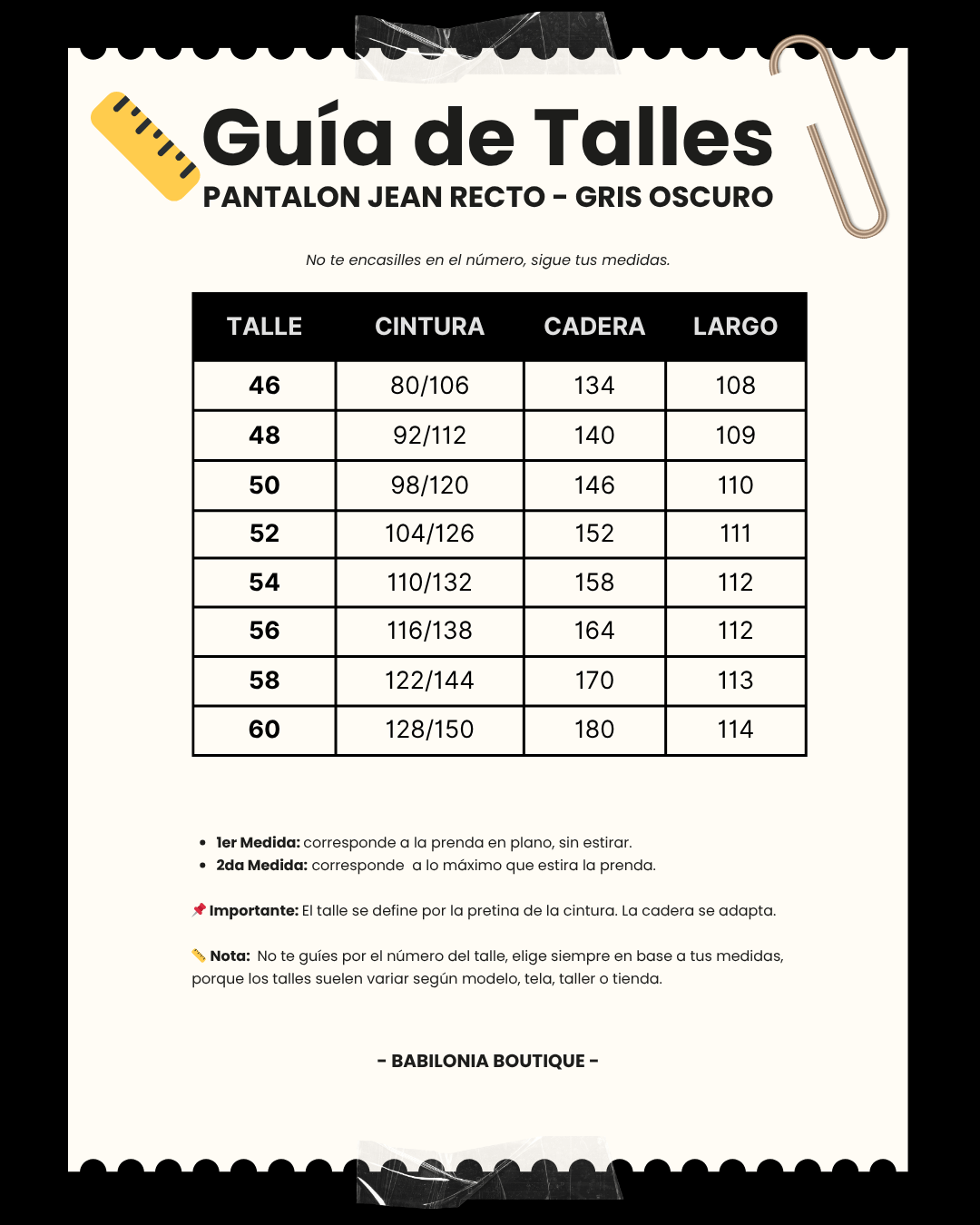 PANTALÓN JEAN RECTO - Gris Oscuro