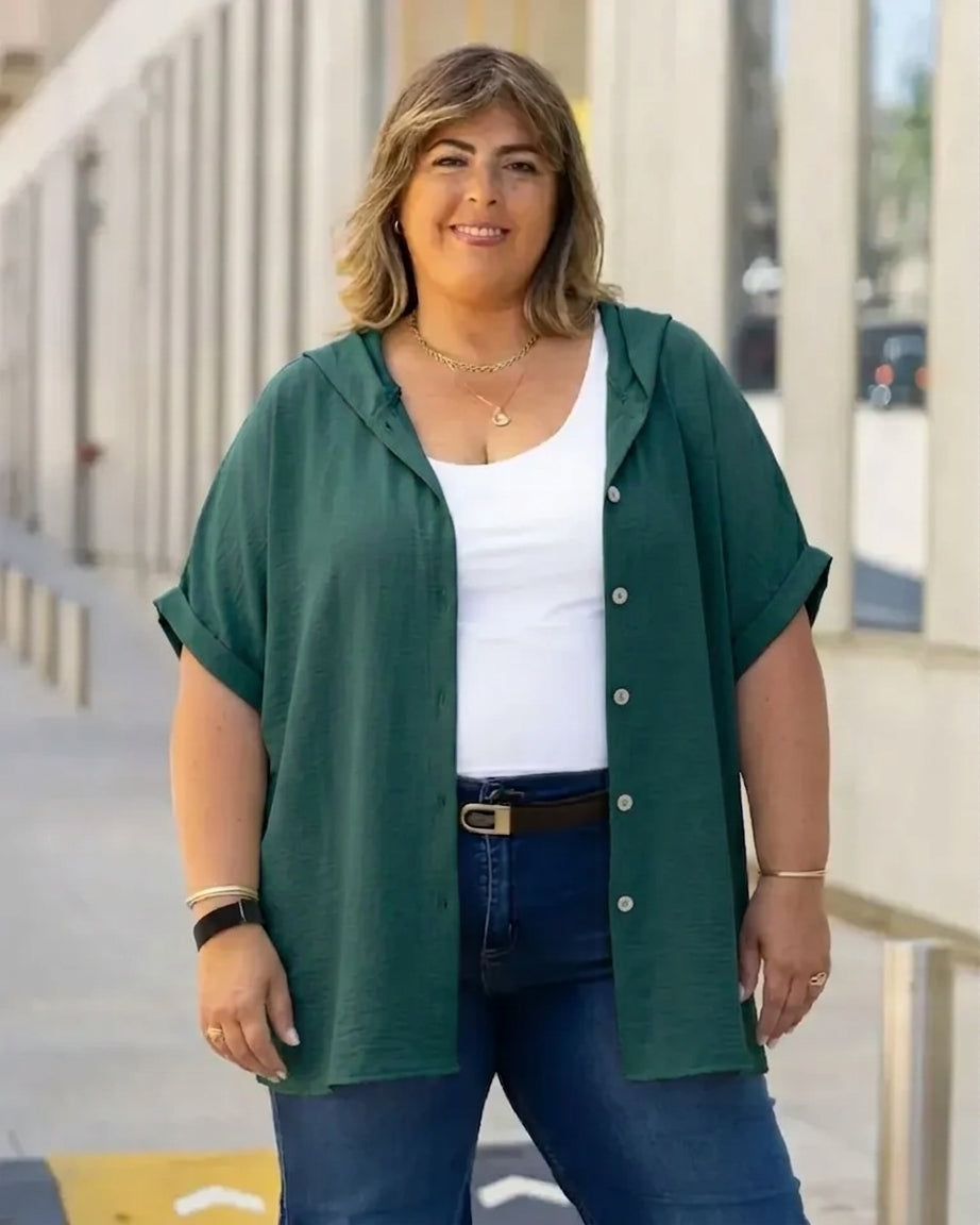 CAMISA CITRUS  - VERDE PETROLEO