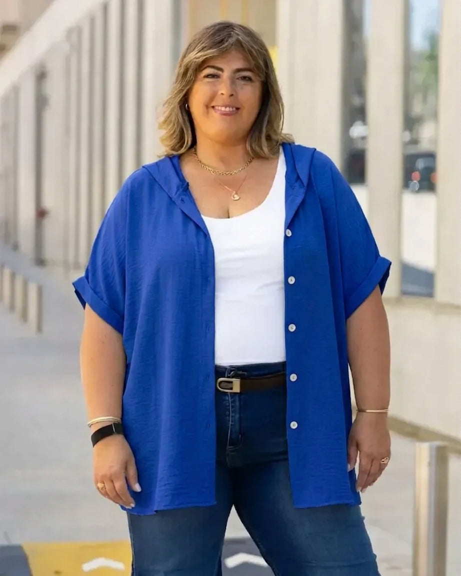 CAMISA CITRUS  - AZUL FRANCIA