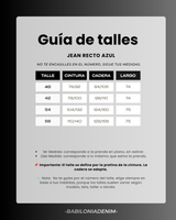 PANTALON JEAN RECTO - AZUL MARINO 🛡️ COMPRA SEGURA 🛡️