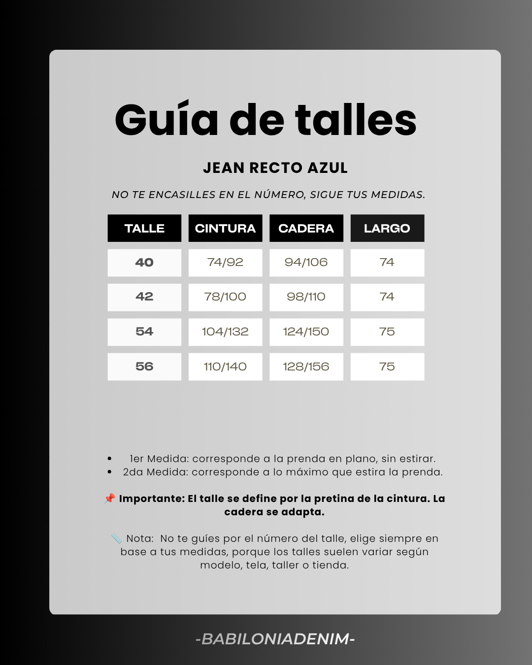 PANTALON JEAN RECTO - AZUL MARINO 🛡️ COMPRA SEGURA 🛡️