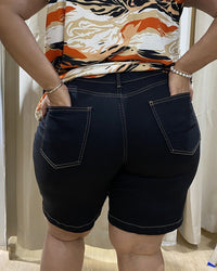 Short Bermuda Jean Negro DUBAI