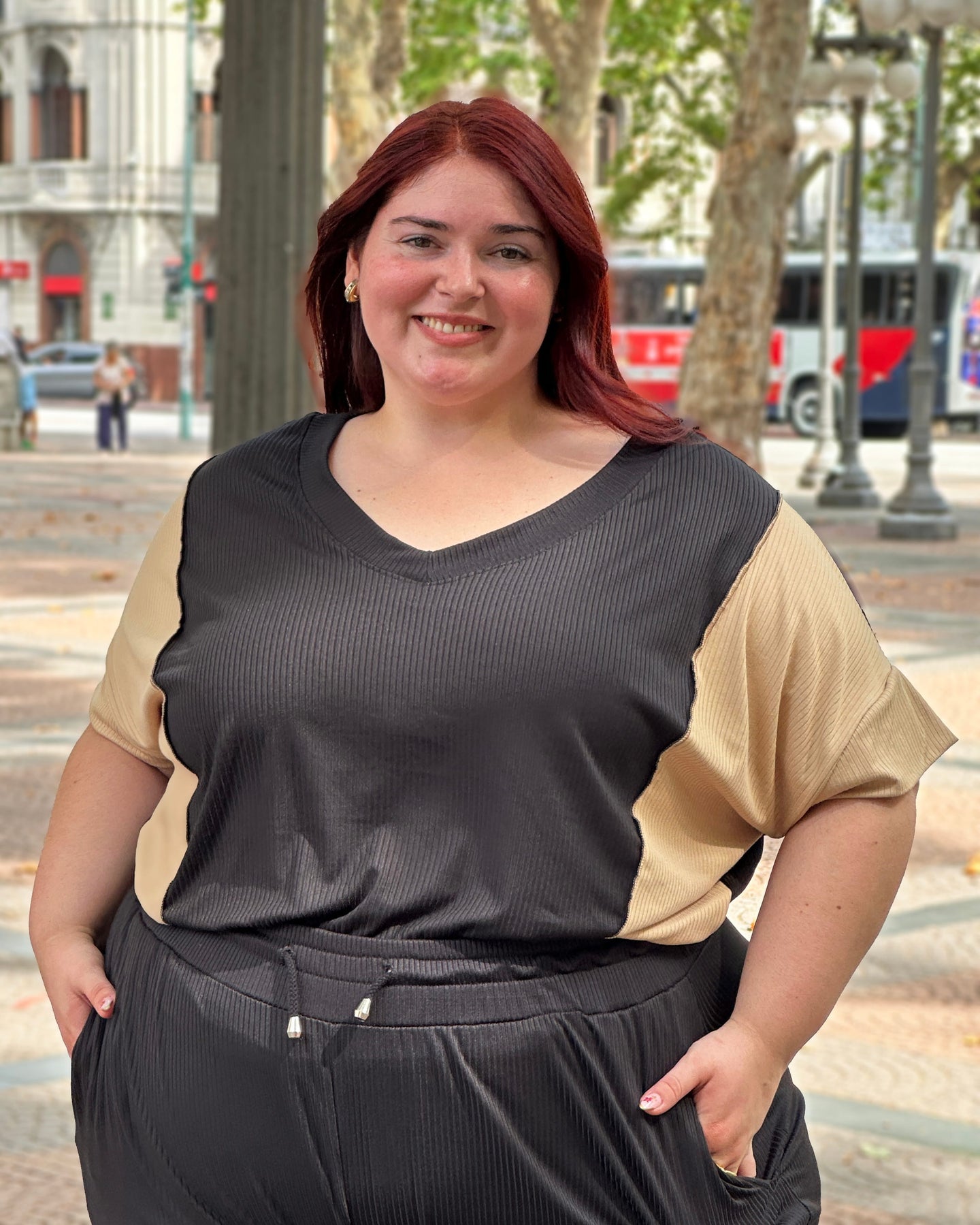 REMERA MORLEY - Negro Combinado