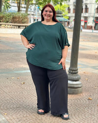 BLUSA GALA - Verde Petróleo