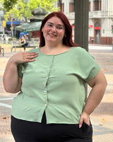 BLUSA CAMISA ANGEL - Verde Menta