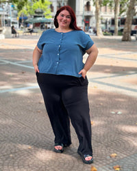 BLUSA CAMISA ANGEL - Azul Jean