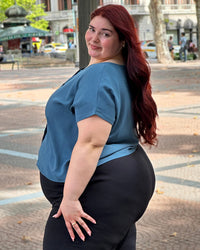 BLUSA CAMISA ANGEL - Azul Jean